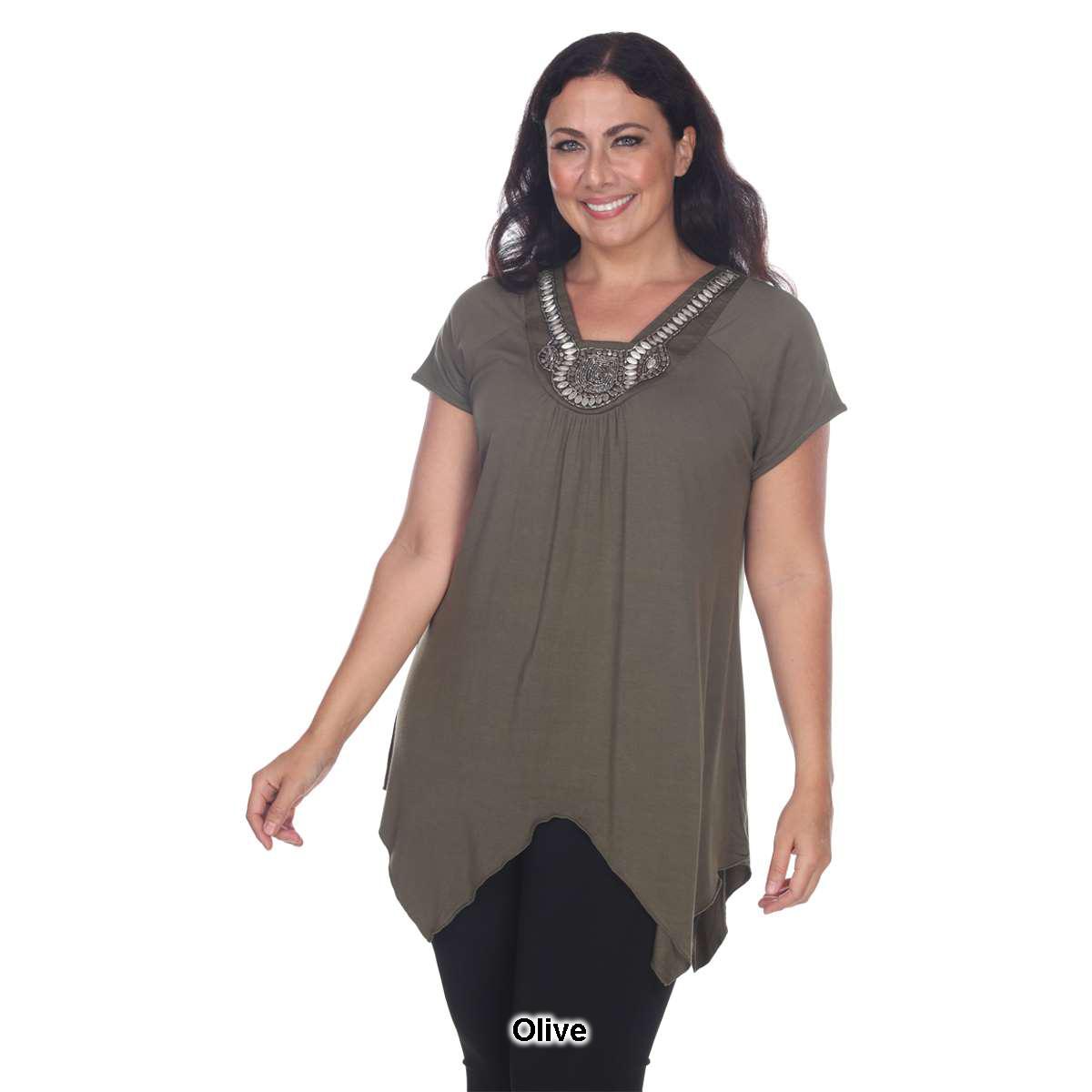 Plus Size White Mark Fenella Tunic