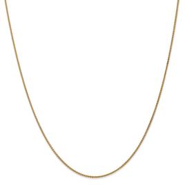 Unisex Gold Classics(tm) 1.25mm. 14k Gold Spiga Chain 14in. Necklace