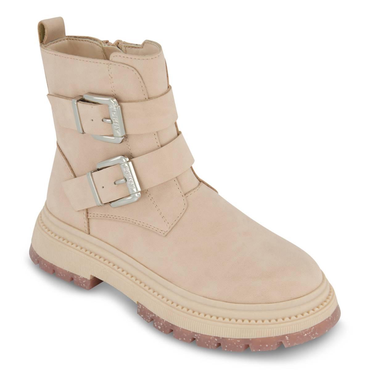 Big Girls DKNY Crissa Buckles Dual Strap Booties