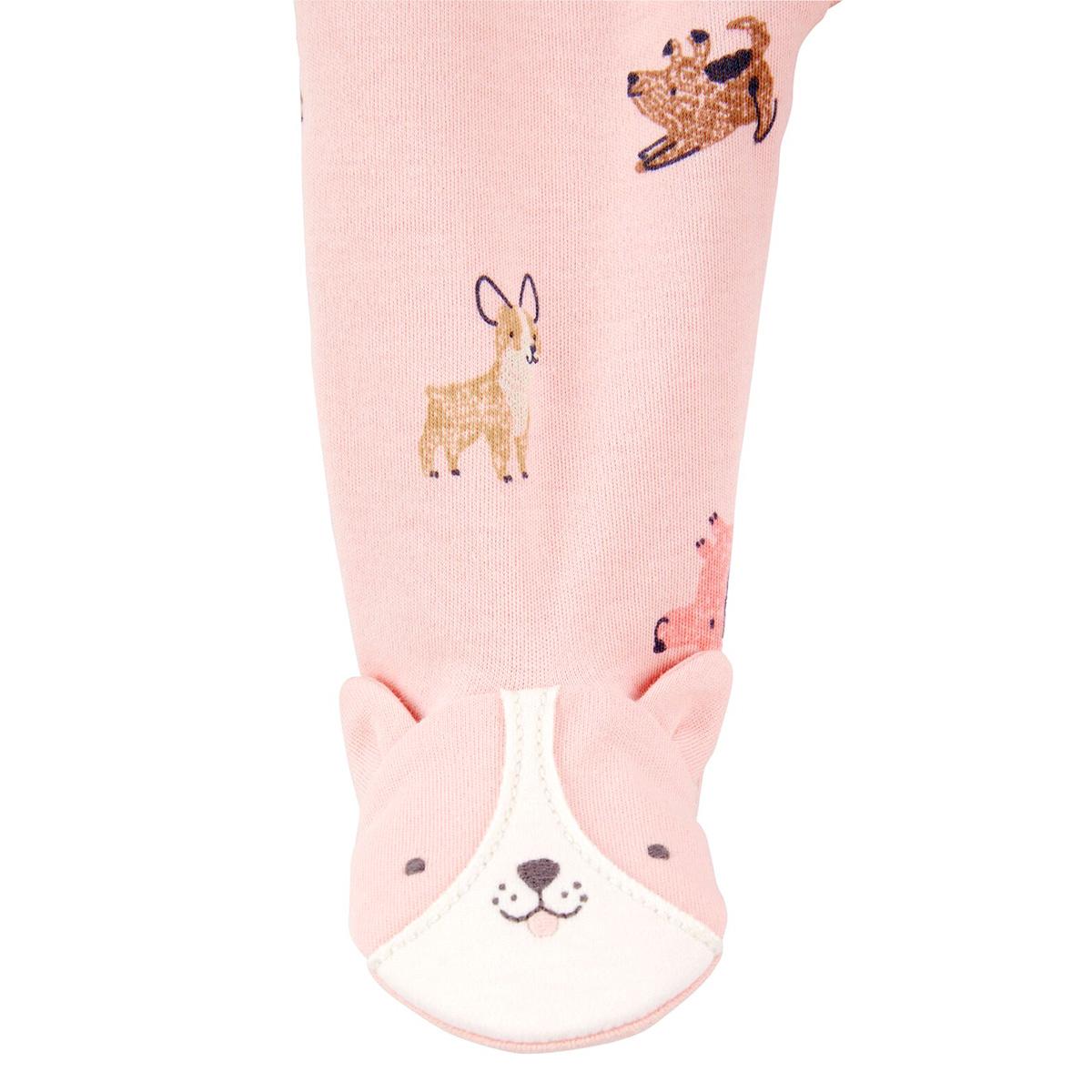 Baby Girl (NB-9M) Carter’s® Dog Foot Art iLock Sleep N Play