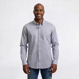 Mens Preswick & Moore(R) Regular Fit Stretch Dress Shirt - Purple