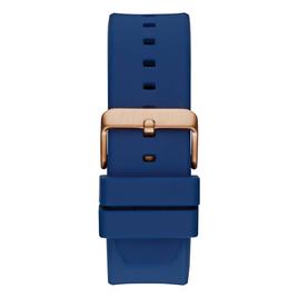 Mens Guess Watches® Blue Rose Gold Tone Watch - GW0803G2