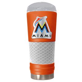 MLB Miami Marlins DRAFT Powder Coated Stainless Steel Tumbler