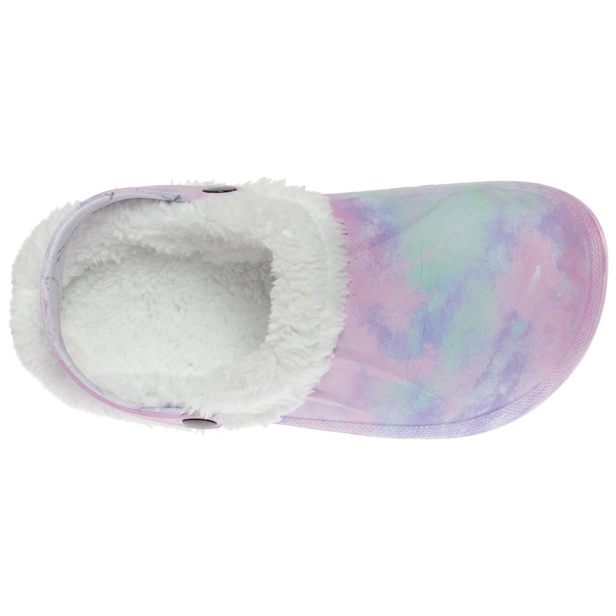 Womens Ella & Joy Watercolor Lined Clogs