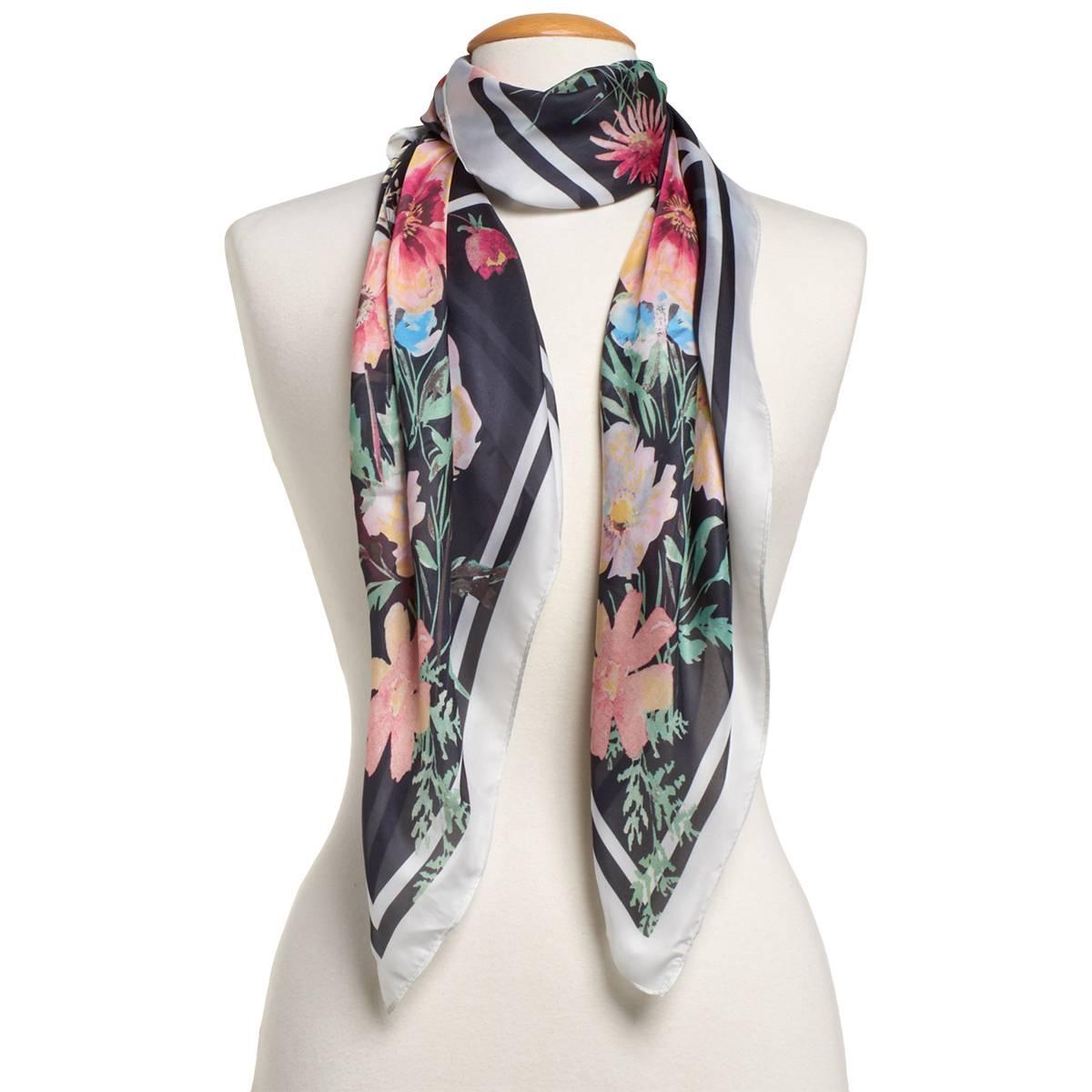Womens Vince Camuto Flower Oblong Scarf