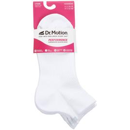 Womens Dr. Motion Quarter Socks