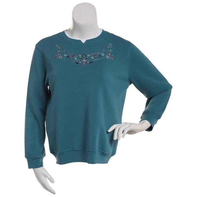 Womens Hasting & Smith Aster Paisley Sweatshirt