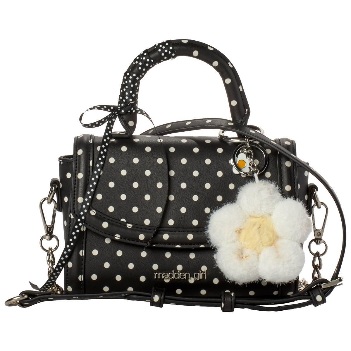 Madden Girl Dots Top Handle Satchel