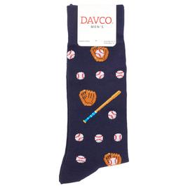 Mens Davco Baseball Crew Socks