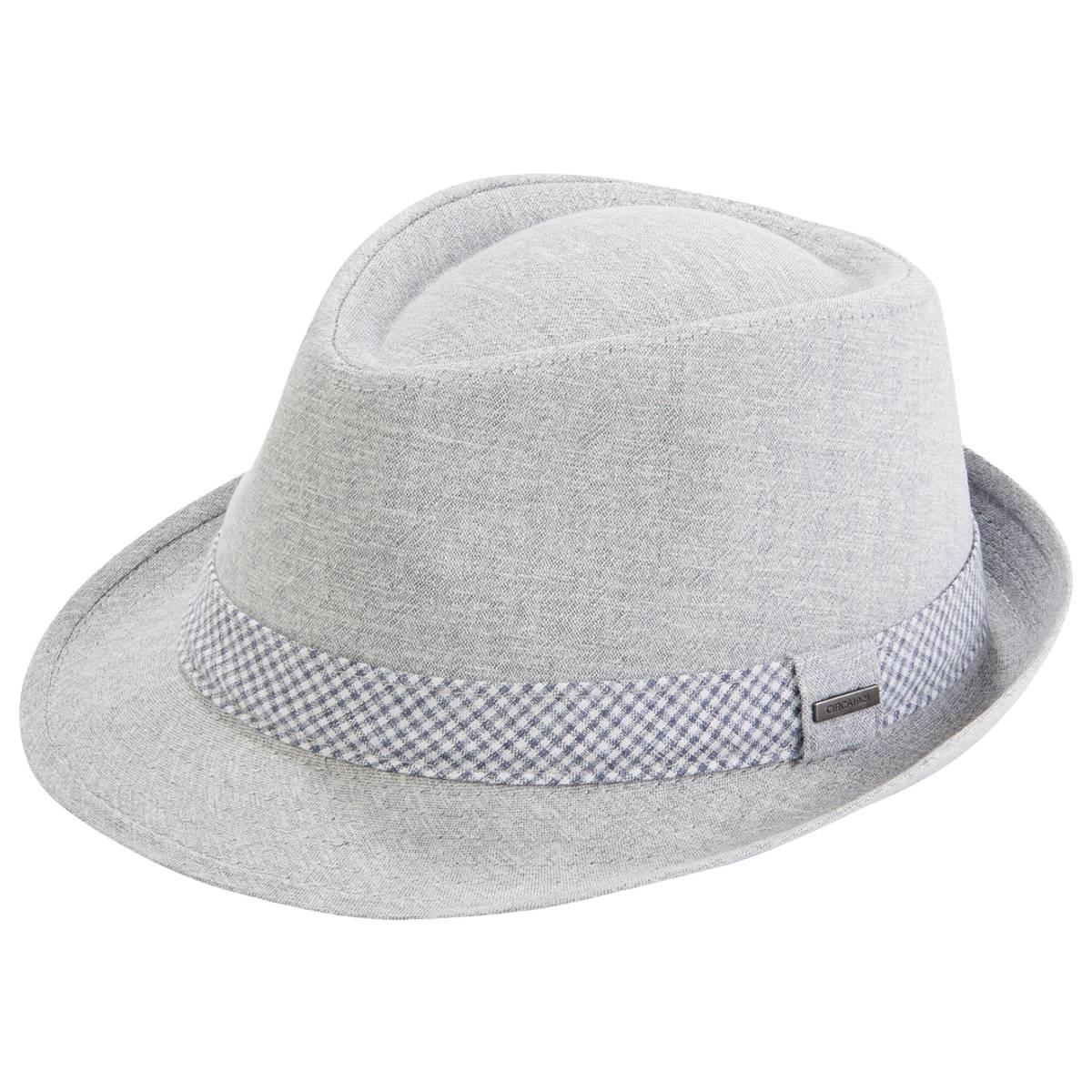 Mens DHC Gingham Trim Fedora