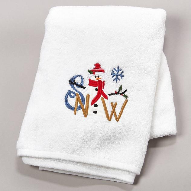 Avanti Snow Bath Towel Collection
