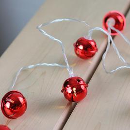 Northlight Seasonal LED Red Jingle Bell Christmas Lights