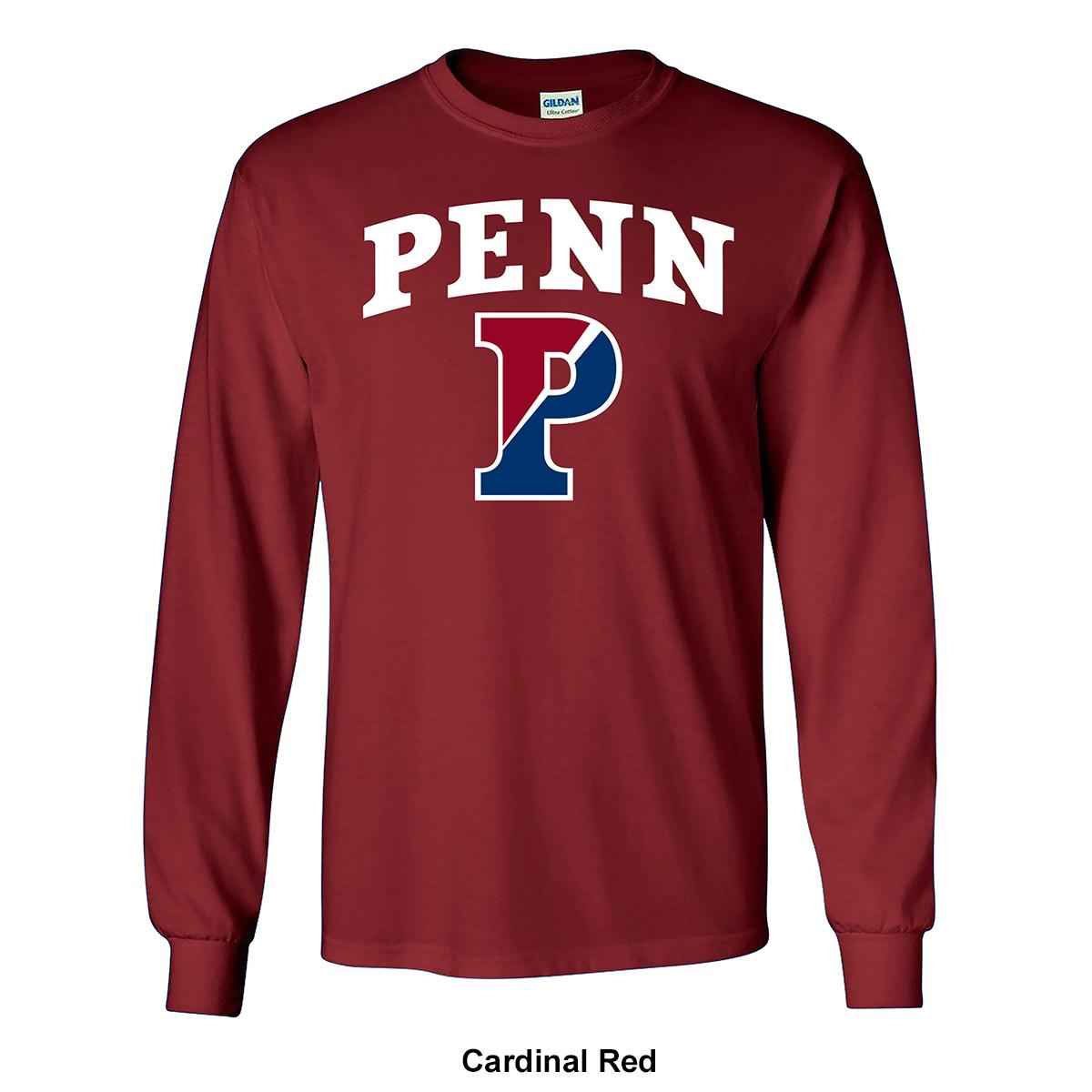 Mens University of Penn Pride Mascot Long Sleeve Tee