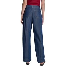 Womens DKNY High Rise Straight Leg Denim Pants