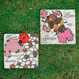 Northlight Seasonal Love my Garden Garden Stones - Set of 2