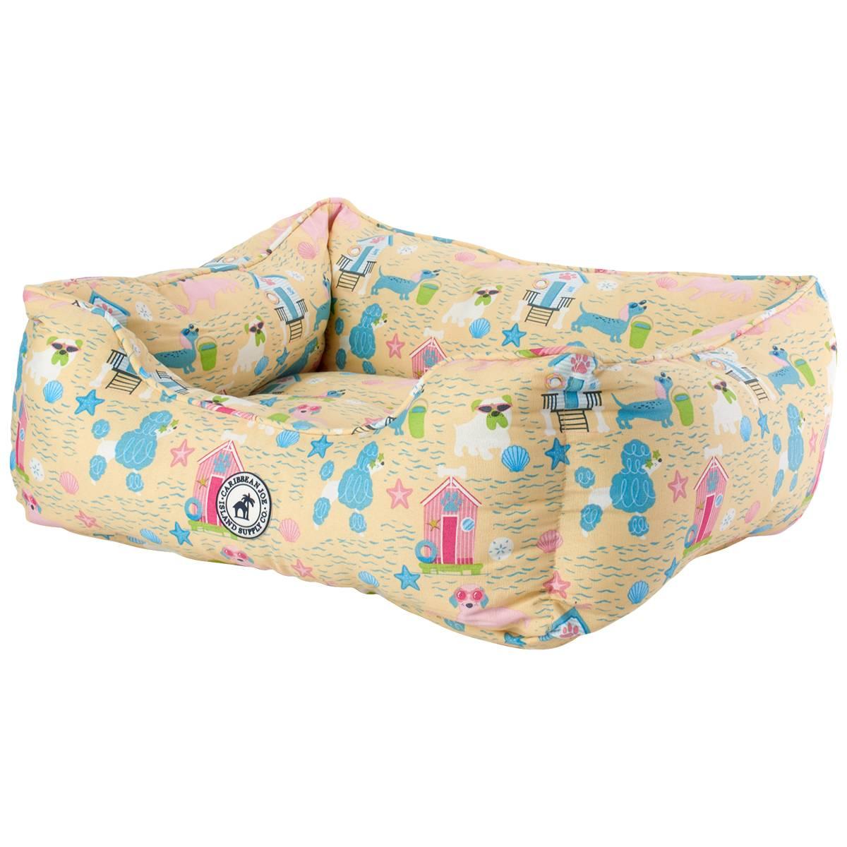 CJ Cotton 25in. Dog Shells Cuddler Pet Bed