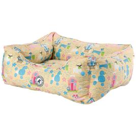CJ Cotton 25in. Dog Shells Cuddler Pet Bed