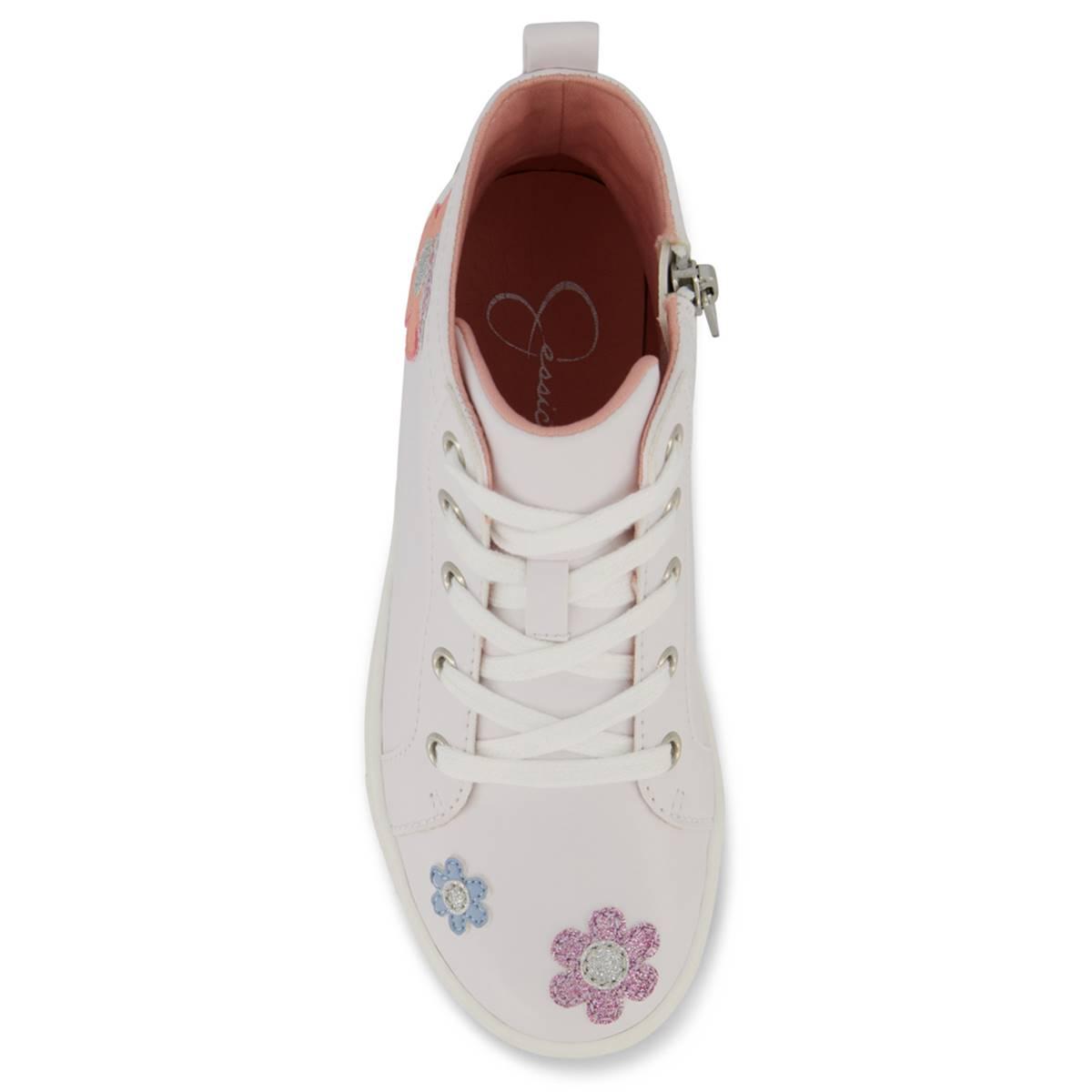 Big Girls Jessica Simpson Gina Flower High-Top Fashion Sneakers