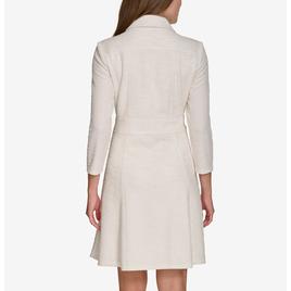 Womens Tommy Hilfiger Long Sleeve Boucle Fit & Flare Dress