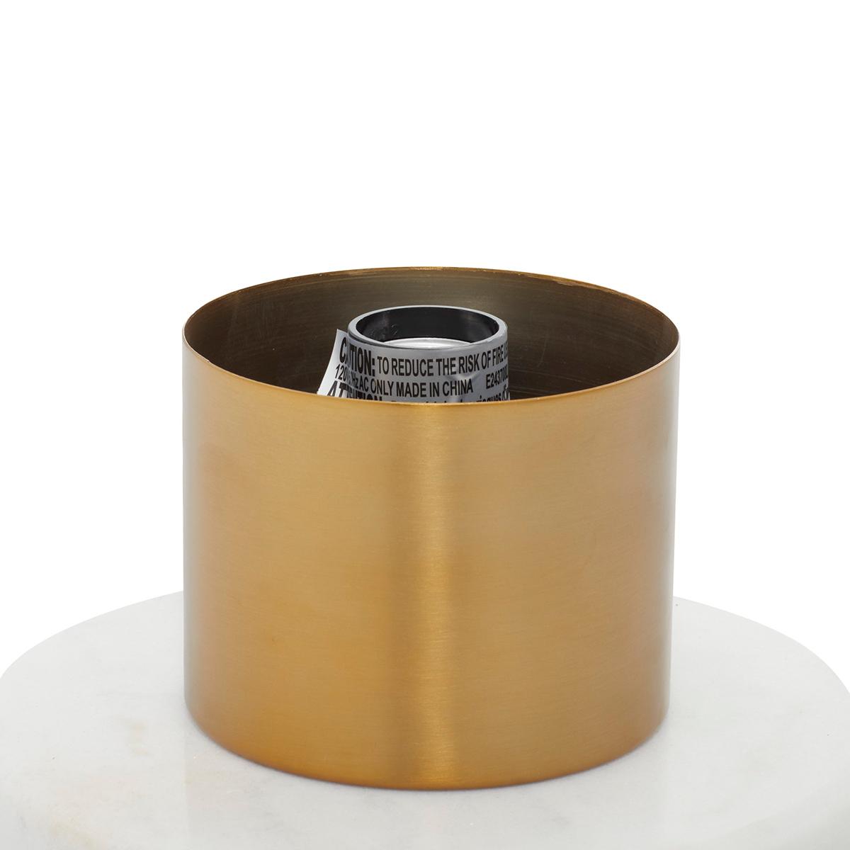 9th & Pike® Gold Metal Modern Table Lamp