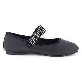 Jessica Simpson Amy Crystal Bow Ballet Flats