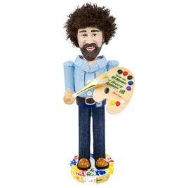 Kurt S. Adler 10in. Bob Ross with Palette Nutcracker