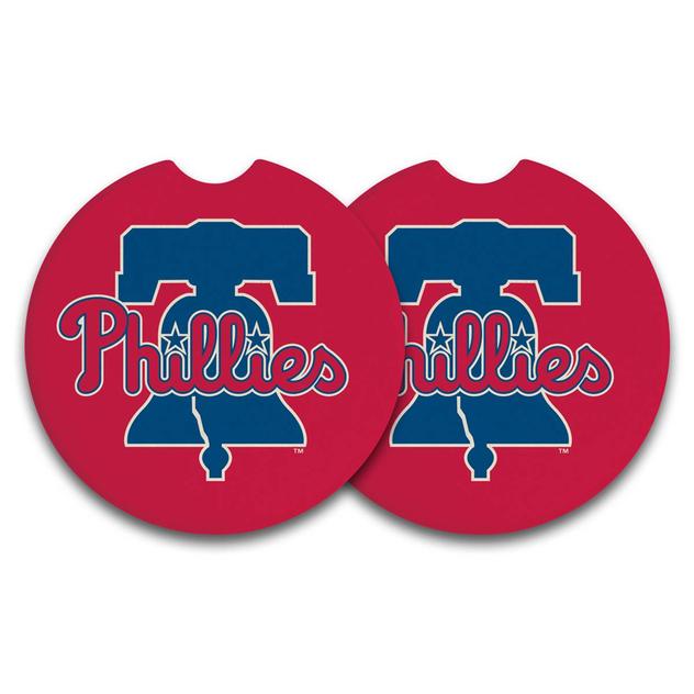 Magnolia Lane Set of 2 Philadelphia Phillies Car Coasters