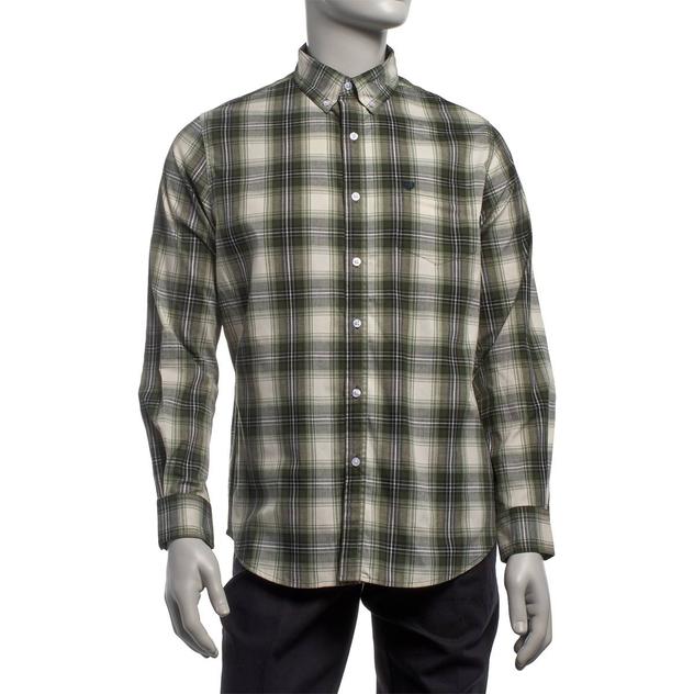 Mens Chaps Long Sleeve Plaid Button Down Shirt - Thyme