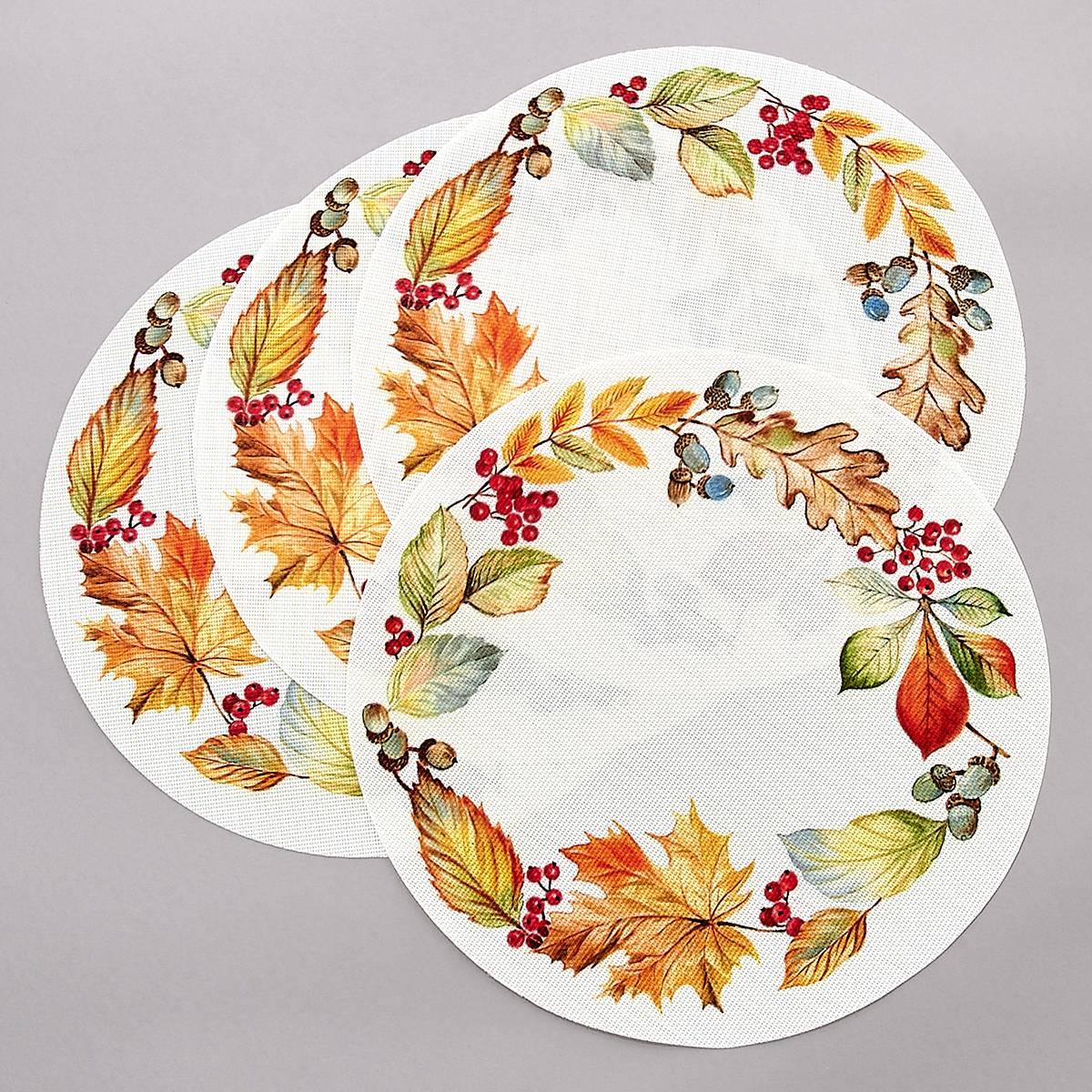 Modern Foliage Placemats - Set of 4