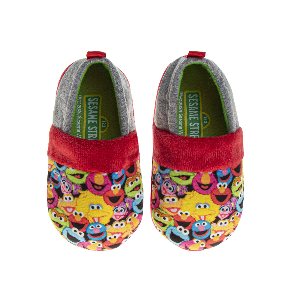Little Kids Sesame Street(R) All Your Friends Dual Sizes Slippers