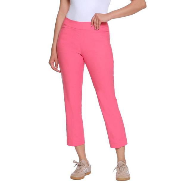 Womens Multiples Pull On Fine Line Cropped Pants