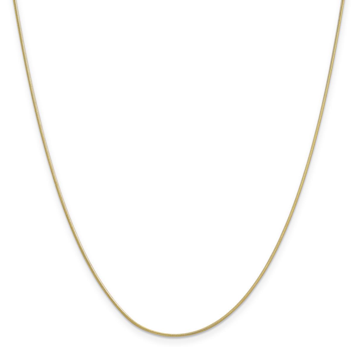 Gold Classics(tm)10kt. .90mm 16in. Round Snake Chain Necklace
