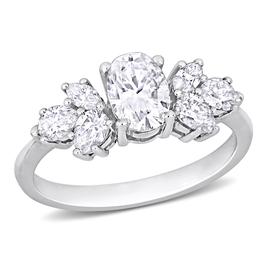 Gemstone Classics(tm) 10kt. White Gold 2ctw. Moissanite Ring