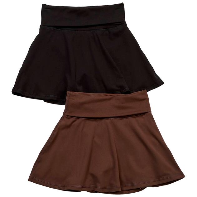 Girls (7-14) Yogalicious® 2pk. Fold Over Skort
