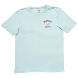 Mens Chaps Parrots Short Sleeve Tee - Crystal Blue