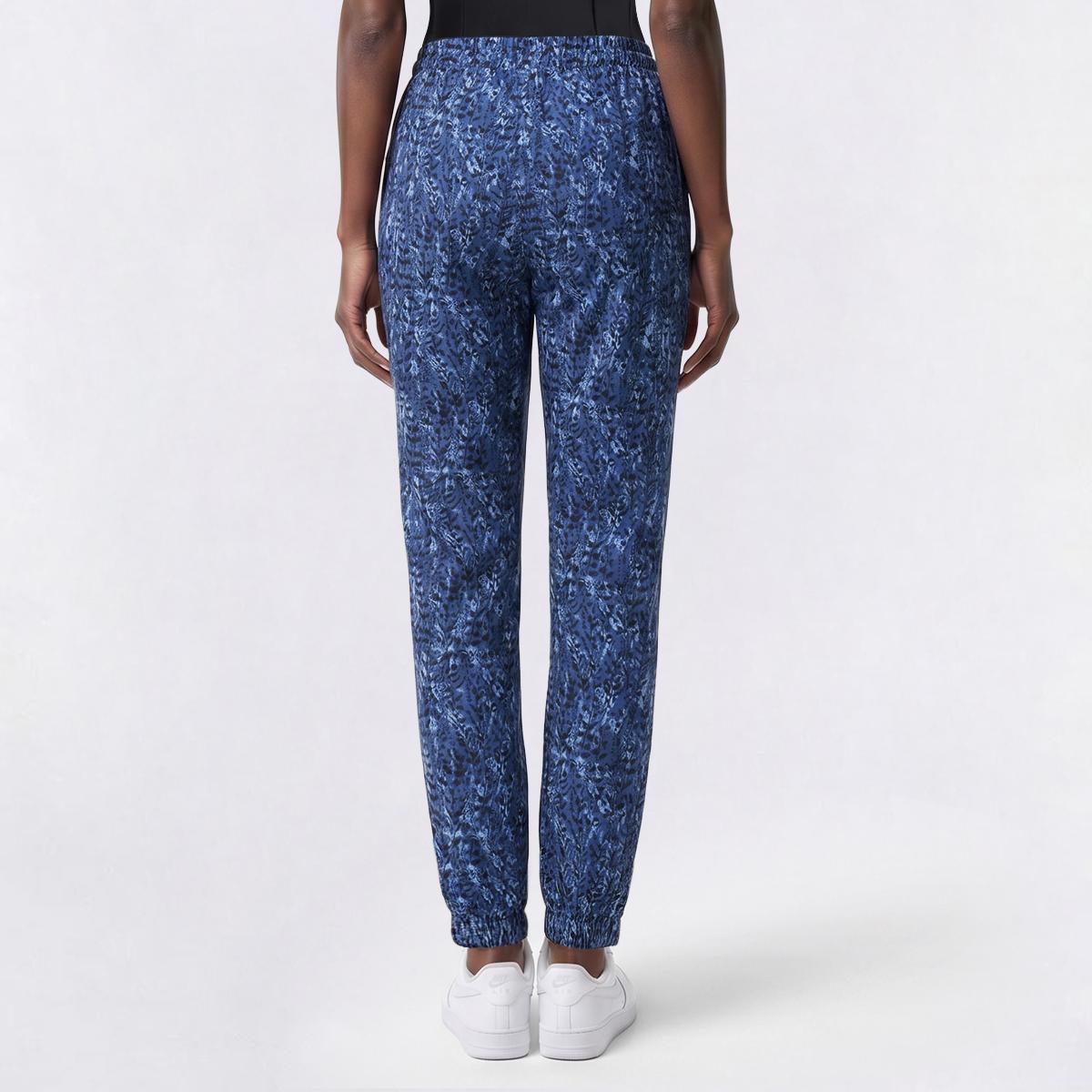Womens Love Scarlet Leaf Vine Drawstring Tie Jogger
