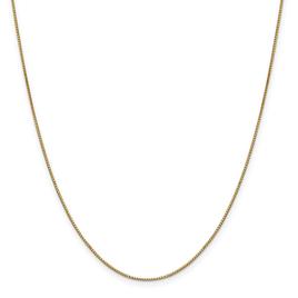 Unisex Gold Classics(tm) .90mm. 14kt. Gold Box Chain 14in. Necklace