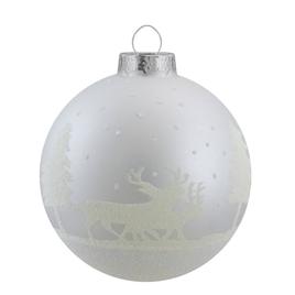 Northlight Seasonal Reindeer Christmas Ball Ornaments - Set of 4