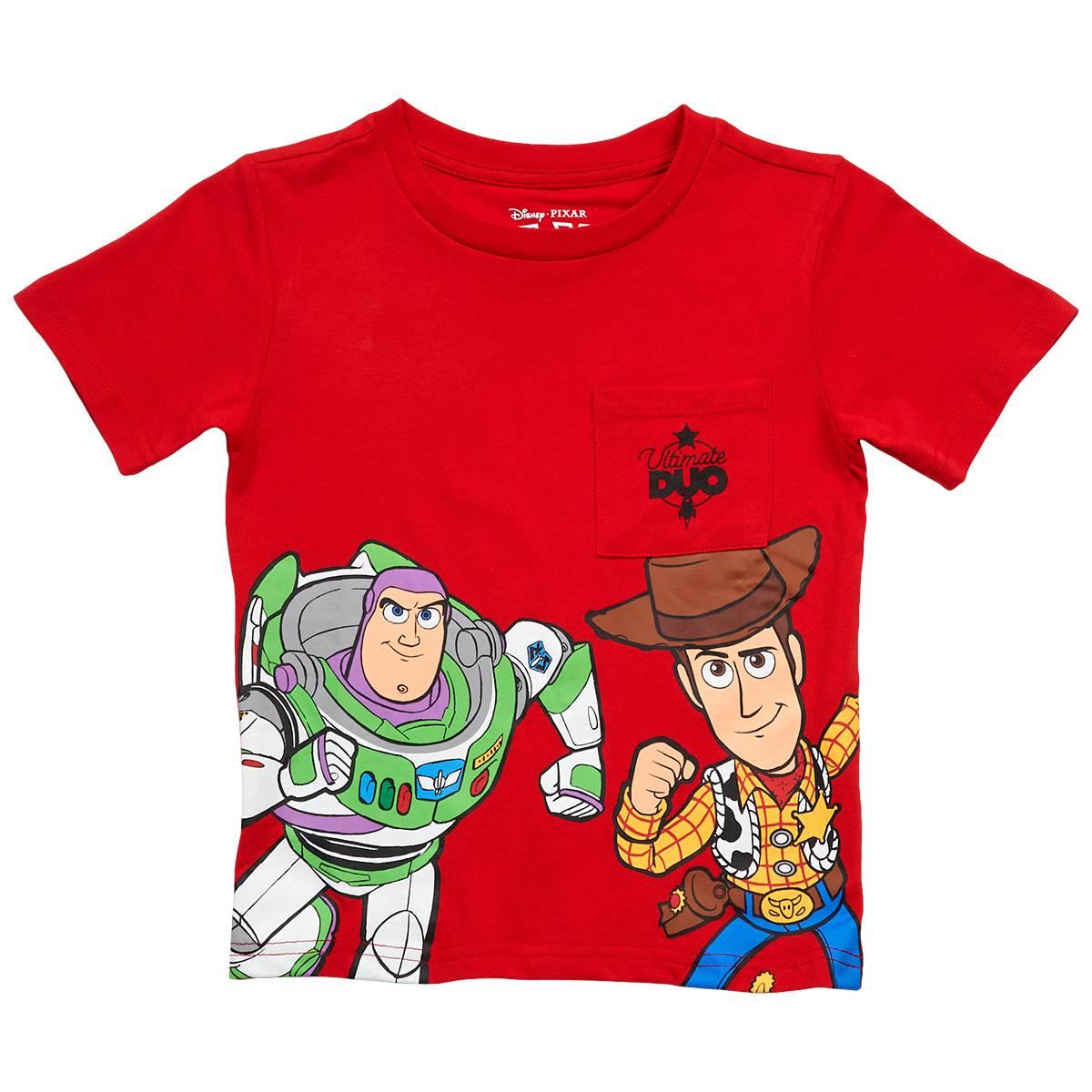 Boys (4-7) Disney Toy Story Short Sleeve Tee - Red