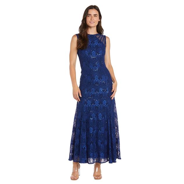 Petite R&M Richards Sleeveless Strappy Mermaid Evening Gown