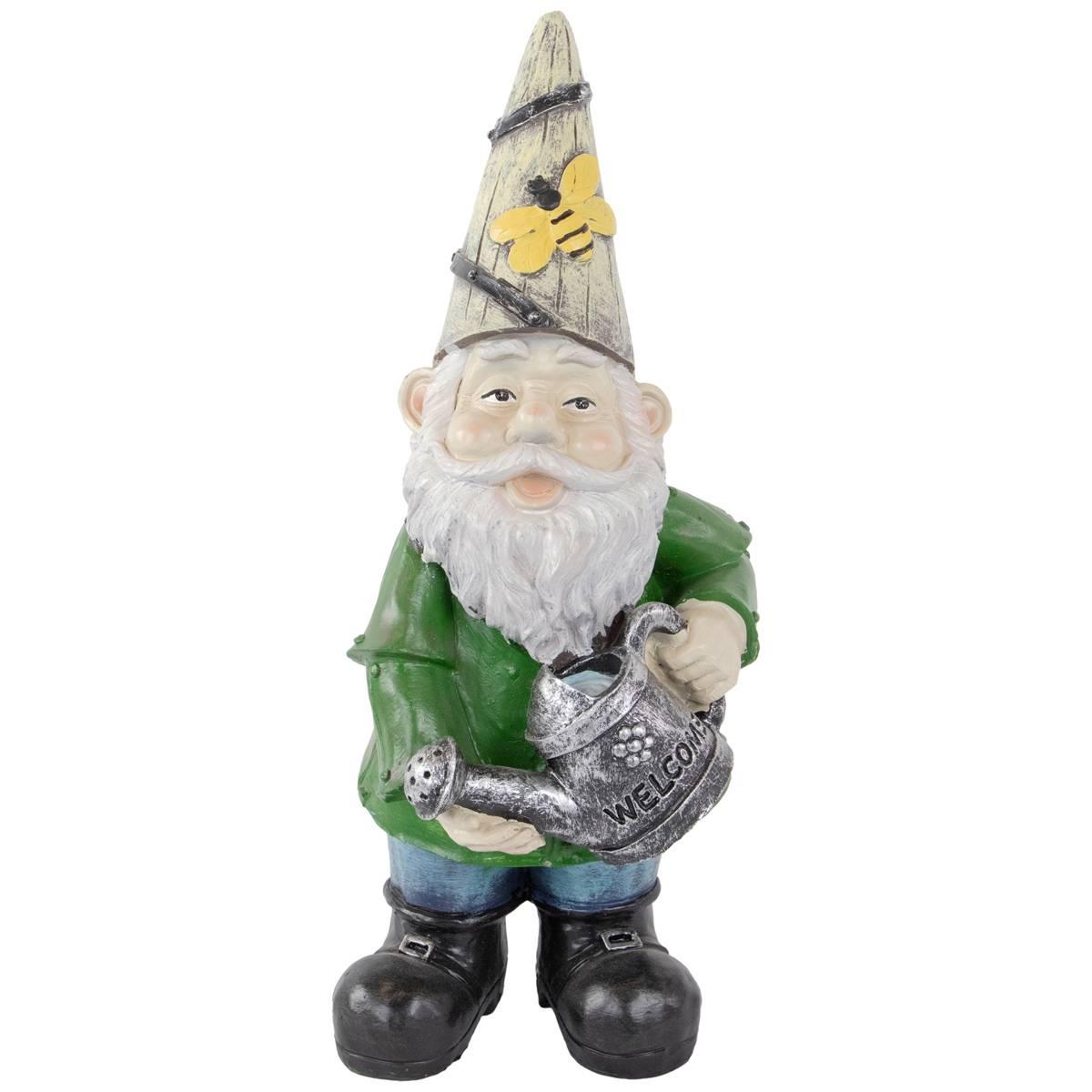 Northlight Seasonal Gnome w/ Watering Can Garden Statue