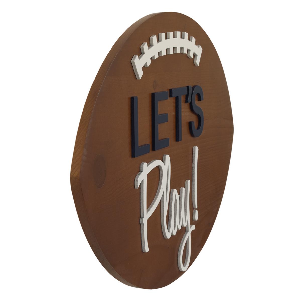 Little Love by NoJo Wood Football Wall Décor