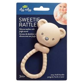Itzy Ritzy Bear Silicone Teether Rattle