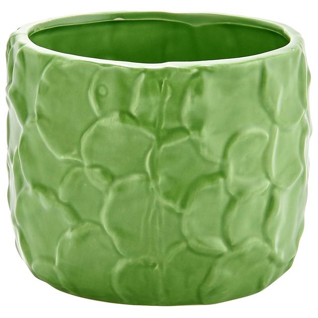 Embossed 6in. Planter - Green