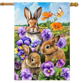 Briarwood Lane Spring Bunny Garden Flag