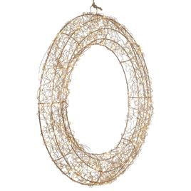 Northlight Seasonal 18in. LED Gold Wire Wreath