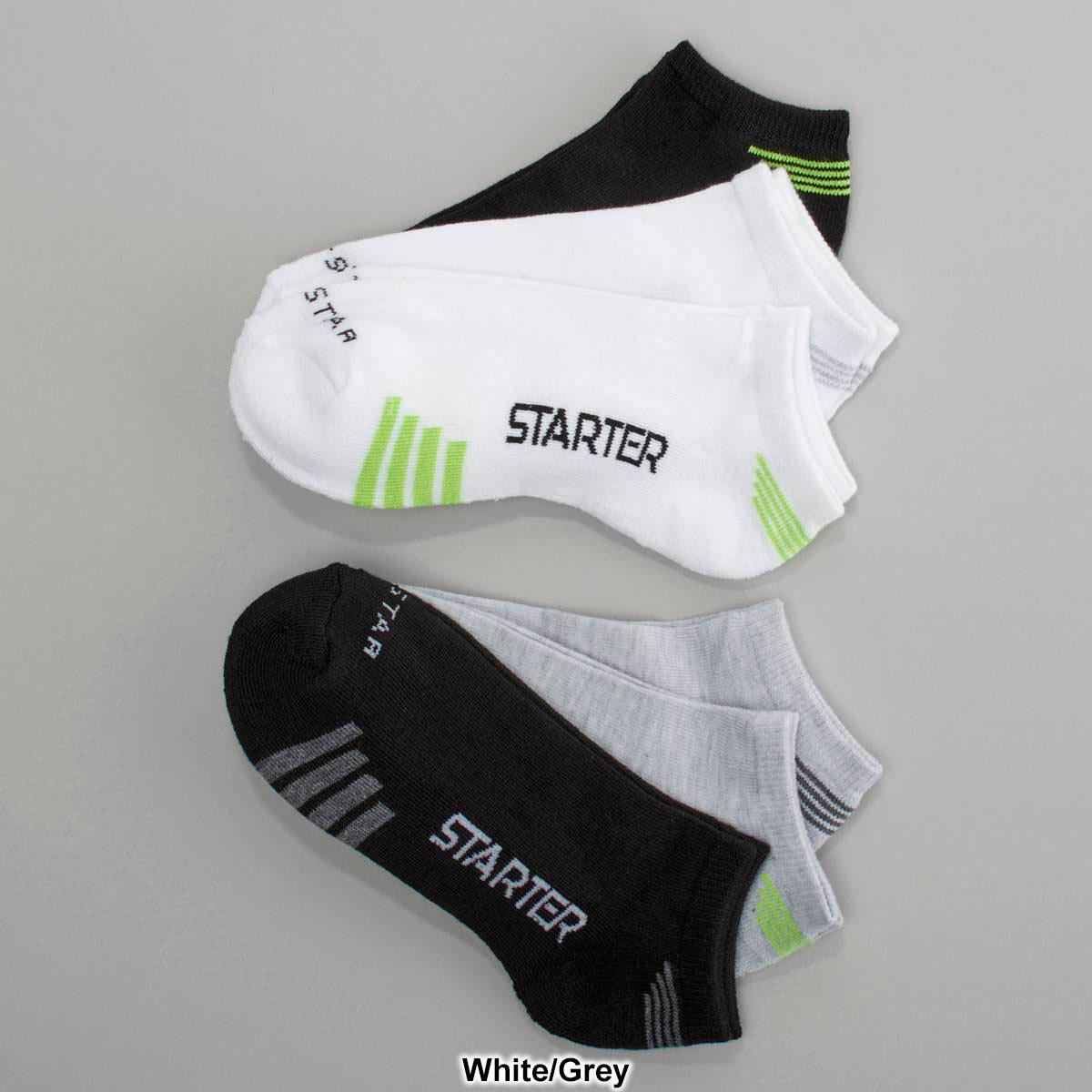 Boys (8-20) Starter®  6pk. No Show Half Cushion Socks
