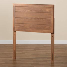 Baxton Studio Seren Walnut Brown Wood Twin Size Headboard