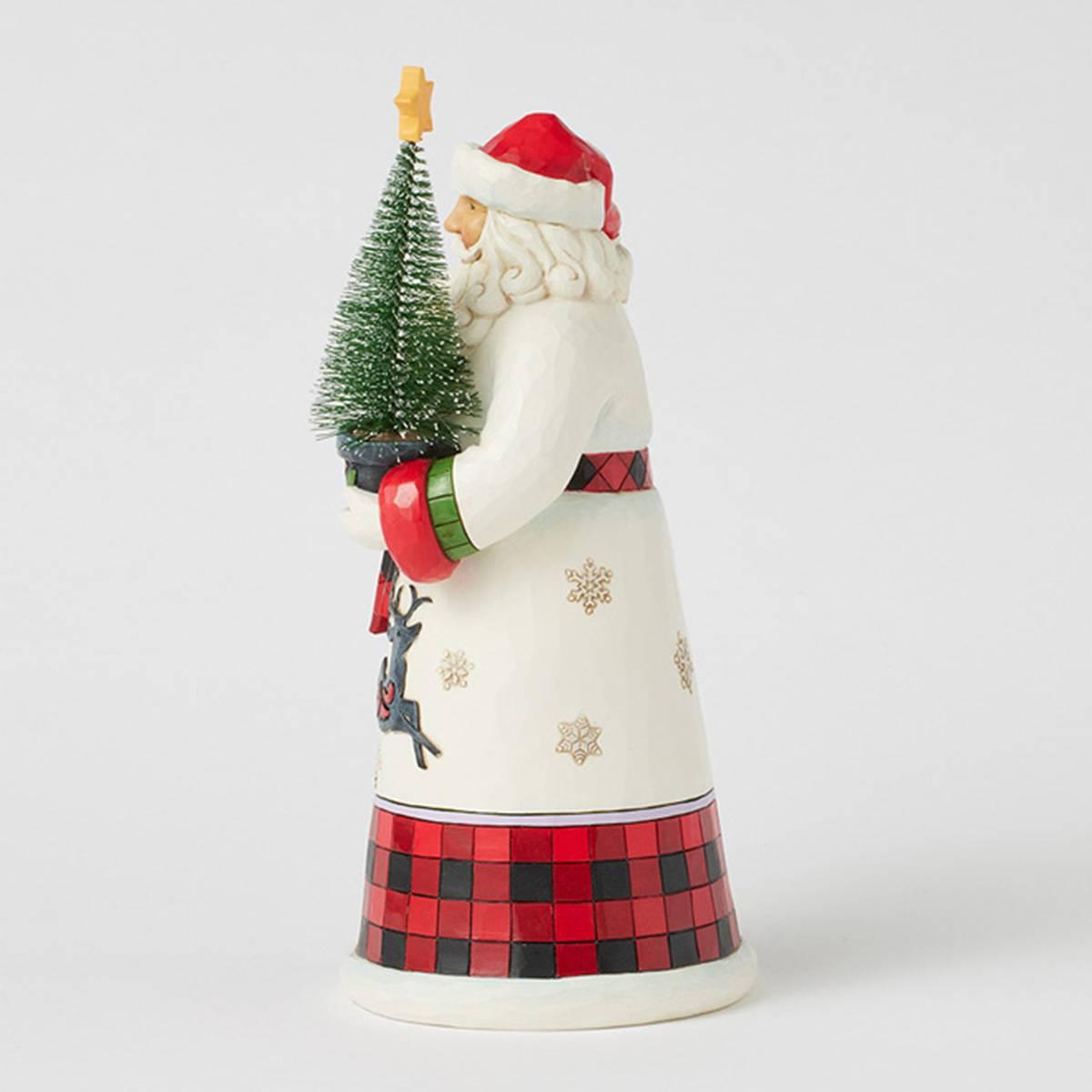 Jim Shore Highland Glen Santa w/ Sisal Christmas Figurine