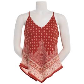 Juniors A. Byer Paisley Bandana Scarf Camisole